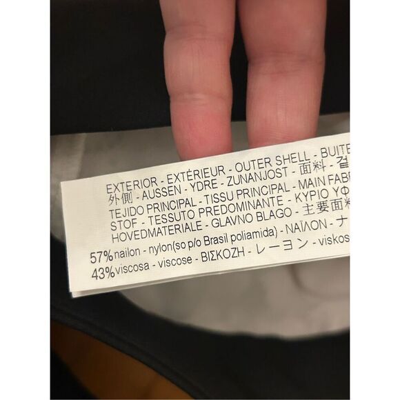 Zara Basic Lace Overlay Wide-Leg Cropped Pants Medium Floral - Picture 6 of 11